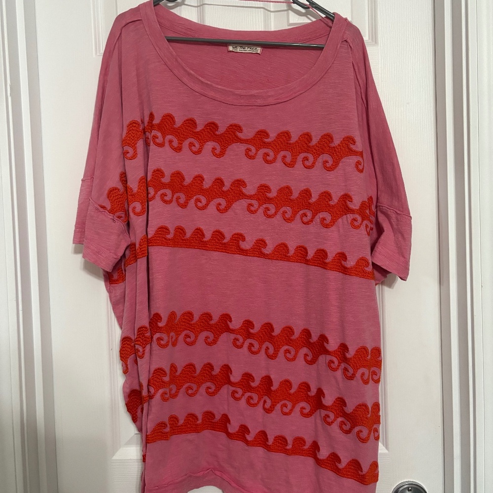 FREE PEOPLE TUNIC TOP L